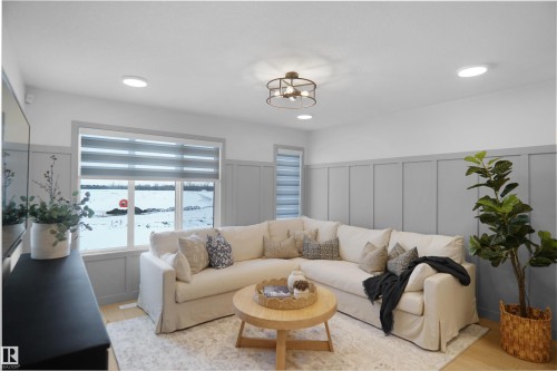 5139 River'S Edge Way Nw, Edmonton, AB - Indoor Photo Showing Living Room