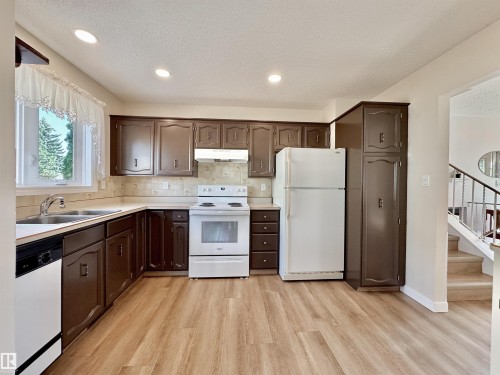 2423 83 Street Nw, Edmonton, AB - Indoor Photo Showing Kitchen With Double Sink