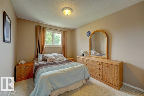 Wall-to-wall carpeting and a ceiling-mounted light fixture - 307 Northgate Terrace Nw, Edmonton, AB - Indoor Photo Showing Bedroom