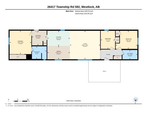 Floor plan - 26417 Twp Rd 582, Rural Westlock County, AB - Other