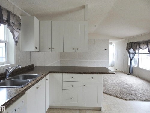 218 Oak Wood Drive Northwest, Edmonton, AB - Indoor Photo Showing Kitchen With Double Sink
