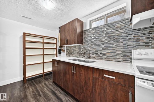 2112 36 Street Nw, Edmonton, AB - Indoor Photo Showing Kitchen With Double Sink