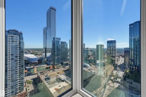 #2804 10180 103 St Nw, Edmonton, AB -  With View