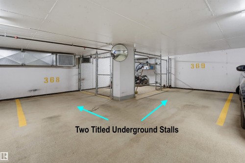 #2804 10180 103 St Nw, Edmonton, AB - Indoor Photo Showing Garage