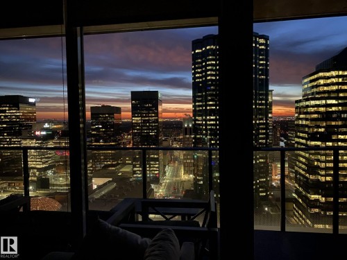 #2804 10180 103 St Nw, Edmonton, AB -  With View