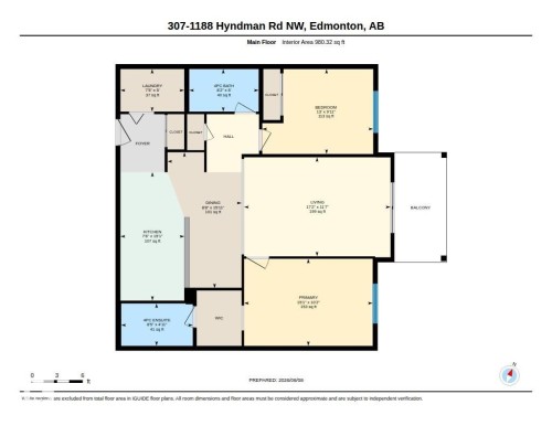 Floor plan - #307 1188 Hyndman Rd Nw, Edmonton, AB - Other