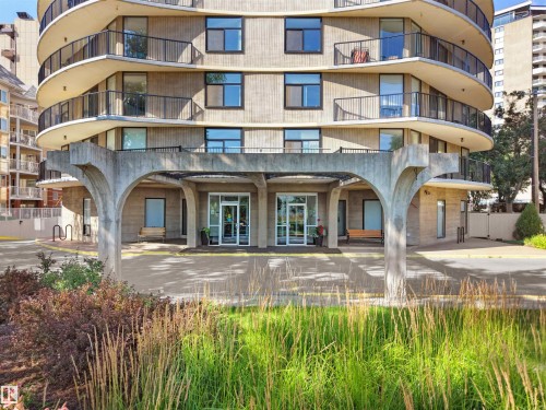 #701 11710 100 Av Nw, Edmonton, AB - Outdoor With Balcony With Facade