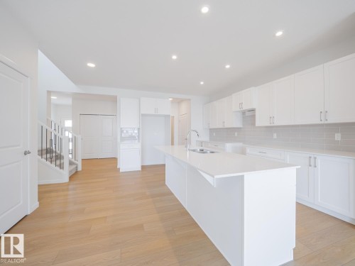2 Elis Link, Spruce Grove, AB - Indoor Photo Showing Kitchen With Double Sink