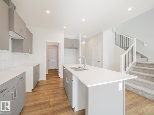 2204 193 Street Nw, Edmonton, AB - Indoor Photo Showing Kitchen With Double Sink With Upgraded Kitchen