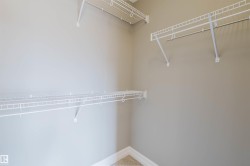 Built-in wire shelving and hanging rods - 