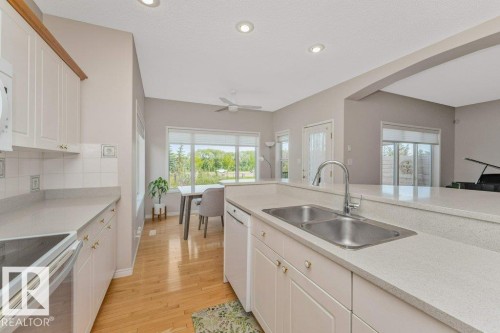 1072 Barnes Way Sw, Edmonton, AB - Indoor Photo Showing Kitchen With Double Sink