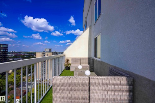 #1504 10130 114 St Nw, Edmonton, AB - Outdoor With Balcony