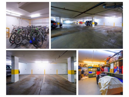 #1504 10130 114 St Nw, Edmonton, AB - Indoor Photo Showing Garage