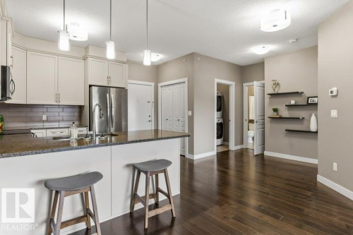 #409 2207 44 Av Nw, Edmonton, AB - Indoor Photo Showing Kitchen With Upgraded Kitchen