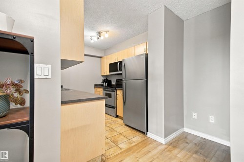 #504 10180 104 St Nw, Edmonton, AB - Indoor Photo Showing Kitchen
