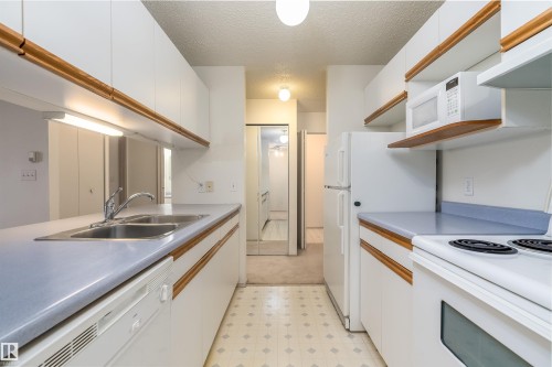 #306 4220 139 Av Nw, Edmonton, AB - Indoor Photo Showing Kitchen With Double Sink