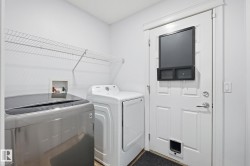 White walls with a wire rack storage system - 