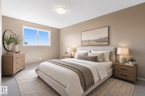 Virtually Staged - 196 Brookview Way, Stony Plain, AB - Indoor Photo Showing Bedroom
