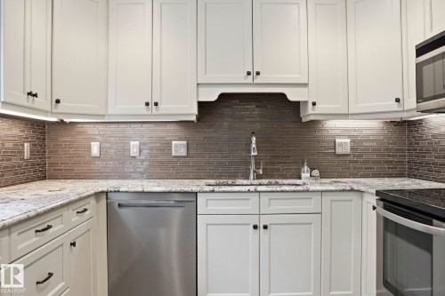 48 Glaewyn Estates, St. Albert, AB - Indoor Photo Showing Kitchen With Upgraded Kitchen