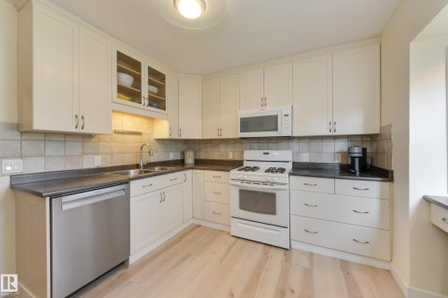 10644 65 Avenue Nw, Edmonton, AB - Indoor Photo Showing Kitchen With Double Sink