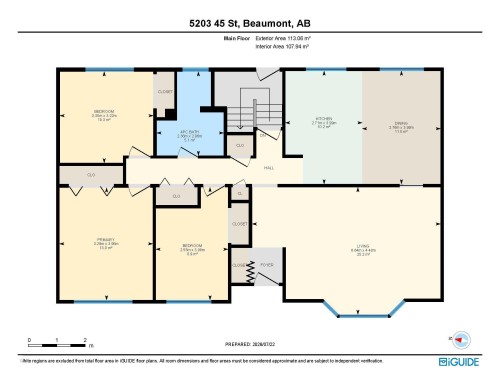 Floor plan - 5203 45 Street, Beaumont, AB - Other