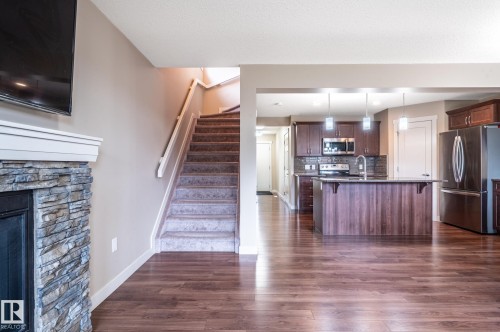2312 Casey Cres Sw, Edmonton, AB - Indoor With Fireplace