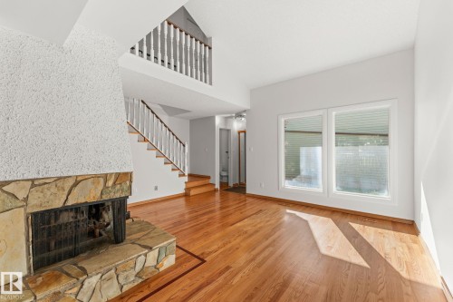 5367 Hill View Crescent Nw, Edmonton, AB - Indoor With Fireplace