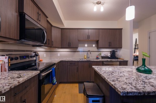 #319 10523 123 St Nw, Edmonton, AB - Indoor Photo Showing Kitchen