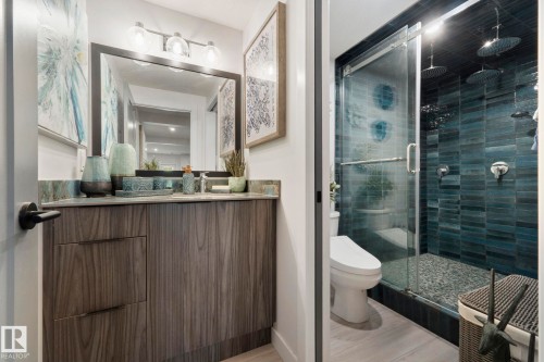 55 Maple Crescent, Gibbons, AB - Indoor Photo Showing Bathroom