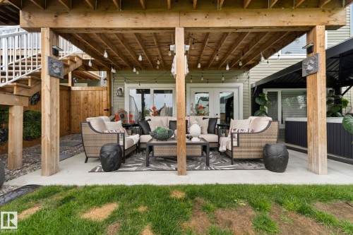 55 Maple Crescent, Gibbons, AB - Outdoor With Deck Patio Veranda