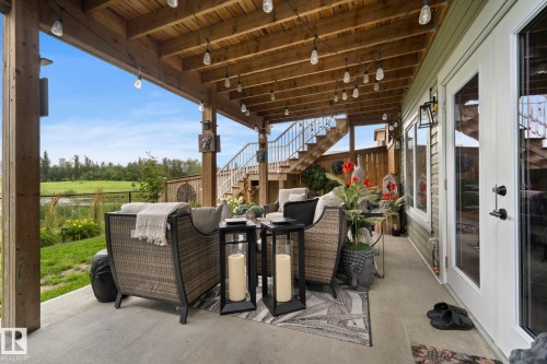 55 Maple Crescent, Gibbons, AB - Outdoor With Deck Patio Veranda With Exterior