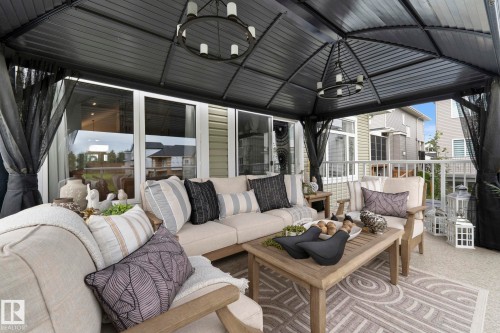 55 Maple Crescent, Gibbons, AB - Outdoor With Deck Patio Veranda