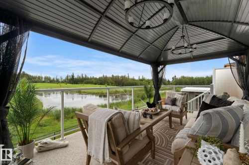 55 Maple Crescent, Gibbons, AB - Outdoor With Deck Patio Veranda With Exterior