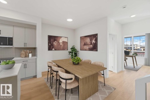 7128 50A Avenue, Beaumont, AB - Indoor Photo Showing Dining Room