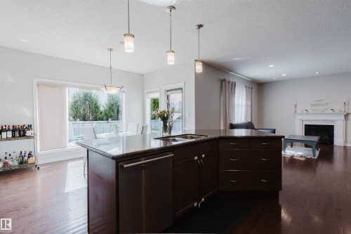 5623 206 Street Nw, Edmonton, AB - Indoor With Fireplace