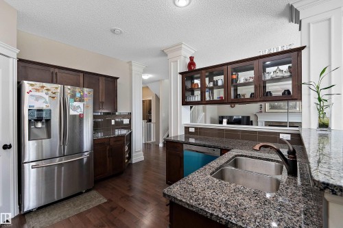12207 172 Avenue Nw, Edmonton, AB - Indoor Photo Showing Kitchen With Double Sink
