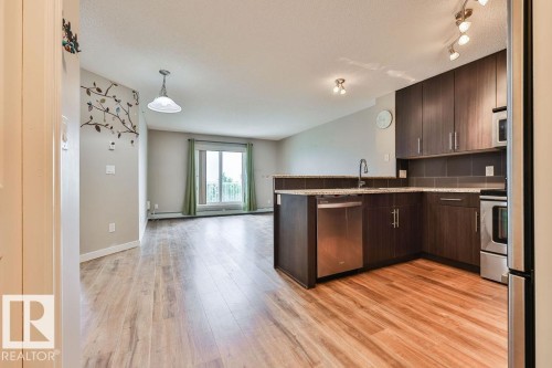 #411 2204 44 Av Nw, Edmonton, AB - Indoor Photo Showing Kitchen