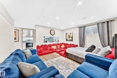8314 180A Avenue Nw, Edmonton, AB - Indoor Photo Showing Living Room With Fireplace
