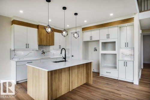 409 Robinson Boulevard, Leduc, AB - Indoor Photo Showing Kitchen