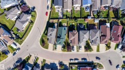 Residential property situated on a curved street - 