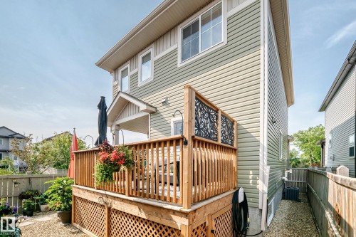 301 Sheridan Way, Leduc, AB - Outdoor With Deck Patio Veranda With Exterior