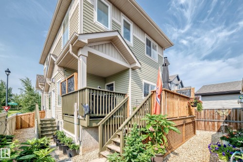 301 Sheridan Way, Leduc, AB - Outdoor With Deck Patio Veranda With Exterior