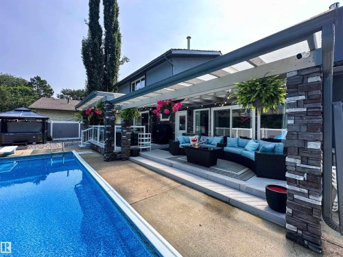 71 Lancaster Crescent, St. Albert, AB - Outdoor With In Ground Pool
