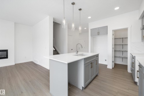 4178 Kinglet Drive Nw, Edmonton, AB - Indoor Photo Showing Kitchen With Upgraded Kitchen