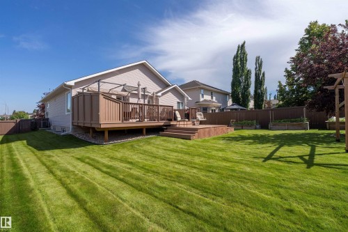 1 Linksview Cl, Spruce Grove, AB - Outdoor With Deck Patio Veranda With Backyard