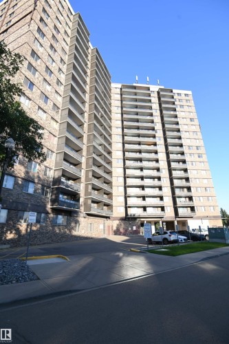 One of the city's best values in a concrete high rise, Crescent Place is truly worth your visit - #1305 13910 Stony Plain Rd Nw, Edmonton, AB - Outdoor With Balcony With Facade