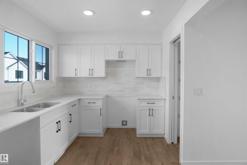 #48 1009 Cy Becker Rd Nw, Edmonton, AB - Indoor Photo Showing Kitchen With Double Sink