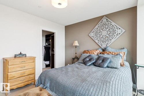#1201 11969 Jasper Av Nw, Edmonton, AB - Indoor Photo Showing Bedroom