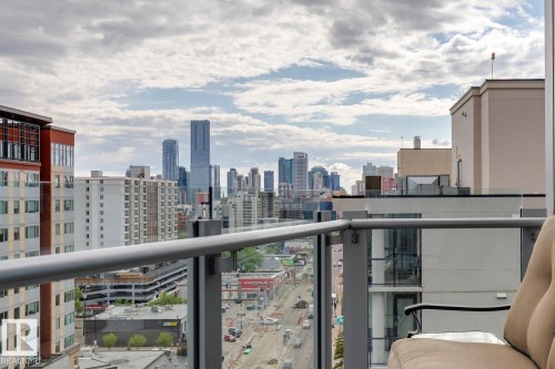 #1201 11969 Jasper Av Nw, Edmonton, AB - Outdoor With Balcony With View