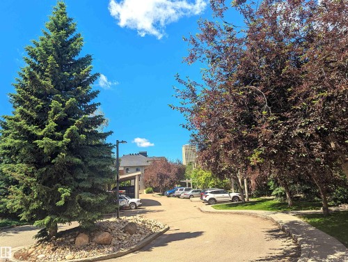 Lots of visitor parking for this complex - #302 9811 96A St Nw, Edmonton, AB - Outdoor With View